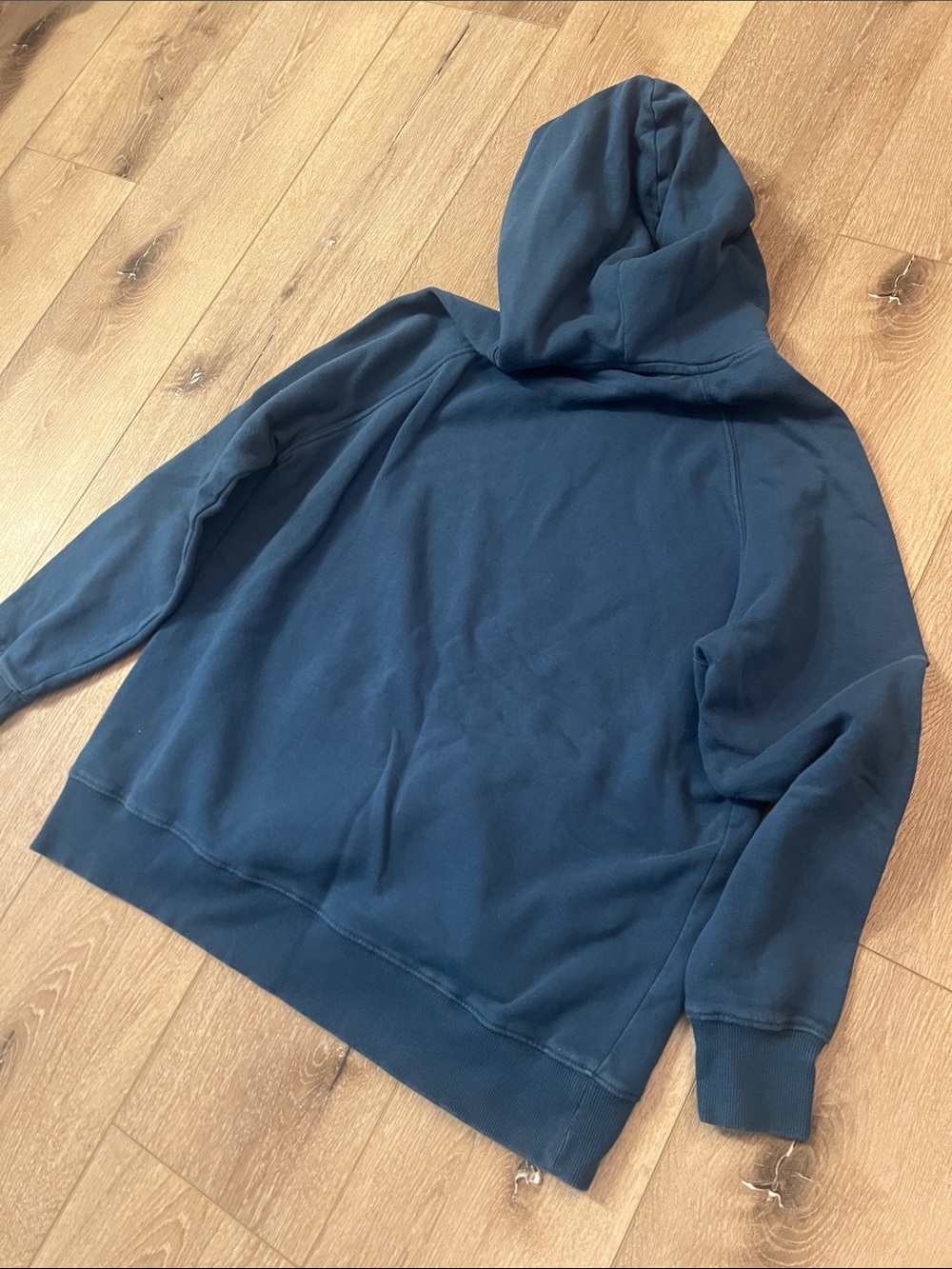 The North Face - Blue/Teal Logo Pullover Hoodie, Size L, Good Condition! - Picture 8 of 10